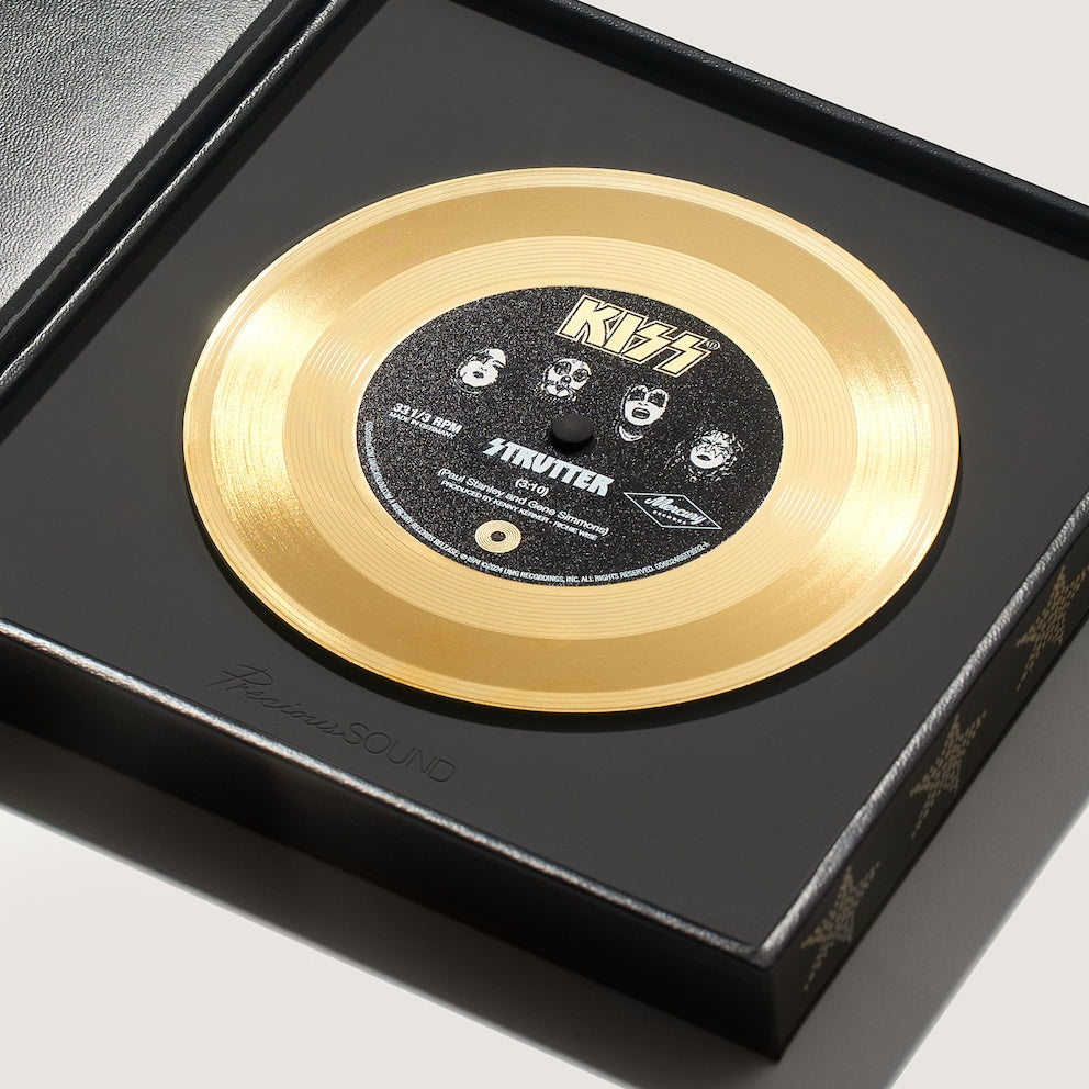 KISS | 50th Anniversary Gold-plated "STRUTTER" Record