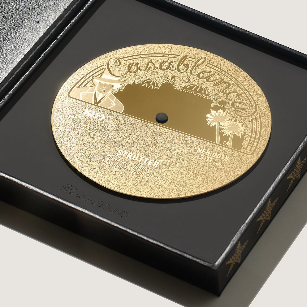 KISS | 50th Anniversary Gold-plated "STRUTTER" Record